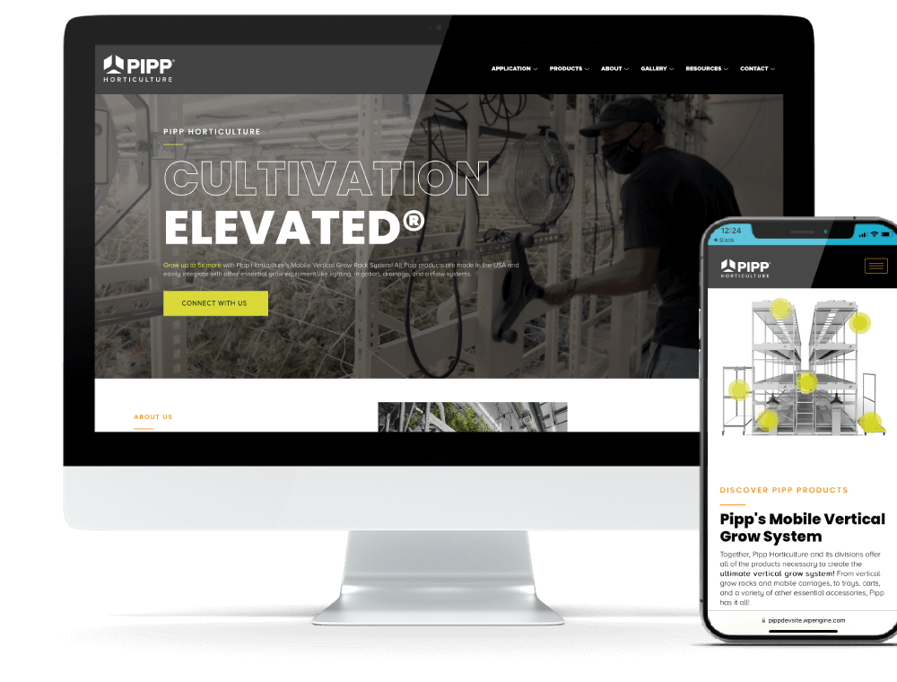 ThrivePOP Website Portfolio - Pipp Horticulture