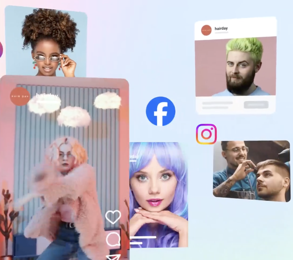 social media platforms with images found on those platforms